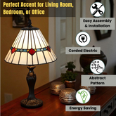 10" SHADE TIFFANY LAMP