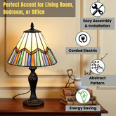 10" SHADE DOUBLE TIFFANY LAMP