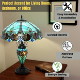 18" DOUBLE TIFFANY LAMP