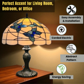 8" SHADE TIFFANY LAMP