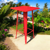 60X60X115CM RED METALTABLE