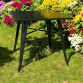 80X80X76CM BLACK METALTABLE