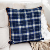 45 X 45CM BLUE CUSHION - COVER ONLY