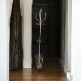 175CM CREAM METAL COAT STAND/ UMBRELLA HOL