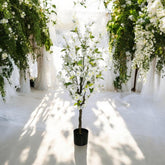 120CM ARTIFICIAL CHERRY TREE (WHITE)
