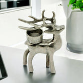 12.5CM REINDEER CANDLE HOLDER