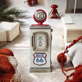 48CM RED & WHITE WOODEN KEY BOX