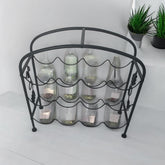 40CM 12 BOTTLE WINE HOLDER