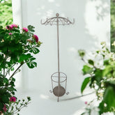 172CM CREAM METAL COAT STAND/ UMBRELLA HOL