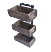 59CM RECLAIMED WOODEN 3 BRICK MOLD WALLRAC