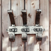 18CM NICKEL PLATED GWR WALL HOOK