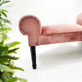 PINK VELVET WINDOW SEAT