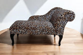 120X46X57CM LEOPARD MINI CHAISE LONGUE