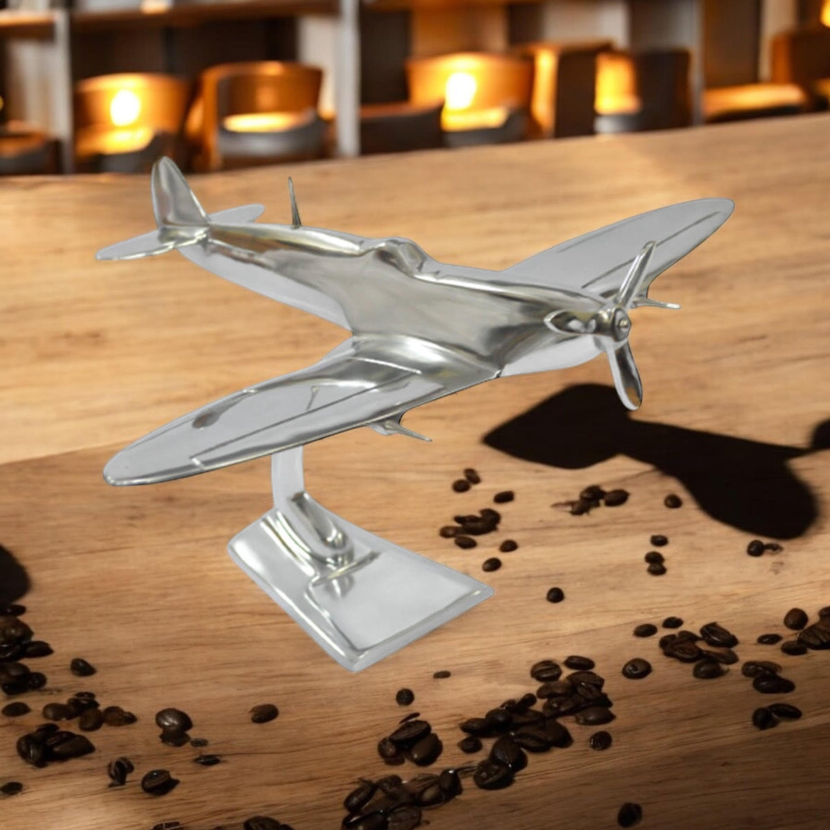 6" NICKEL PLATED MODEL PLANE