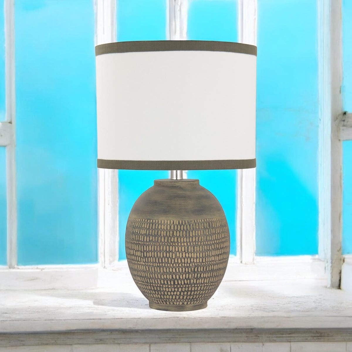 57CM CERAMIC TABLE LAMP