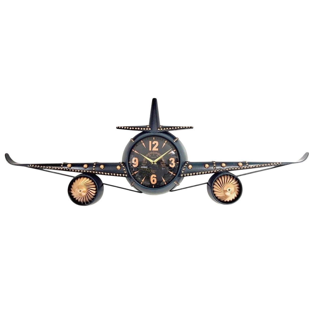 114CM AEROPLANE WALL CLOCK