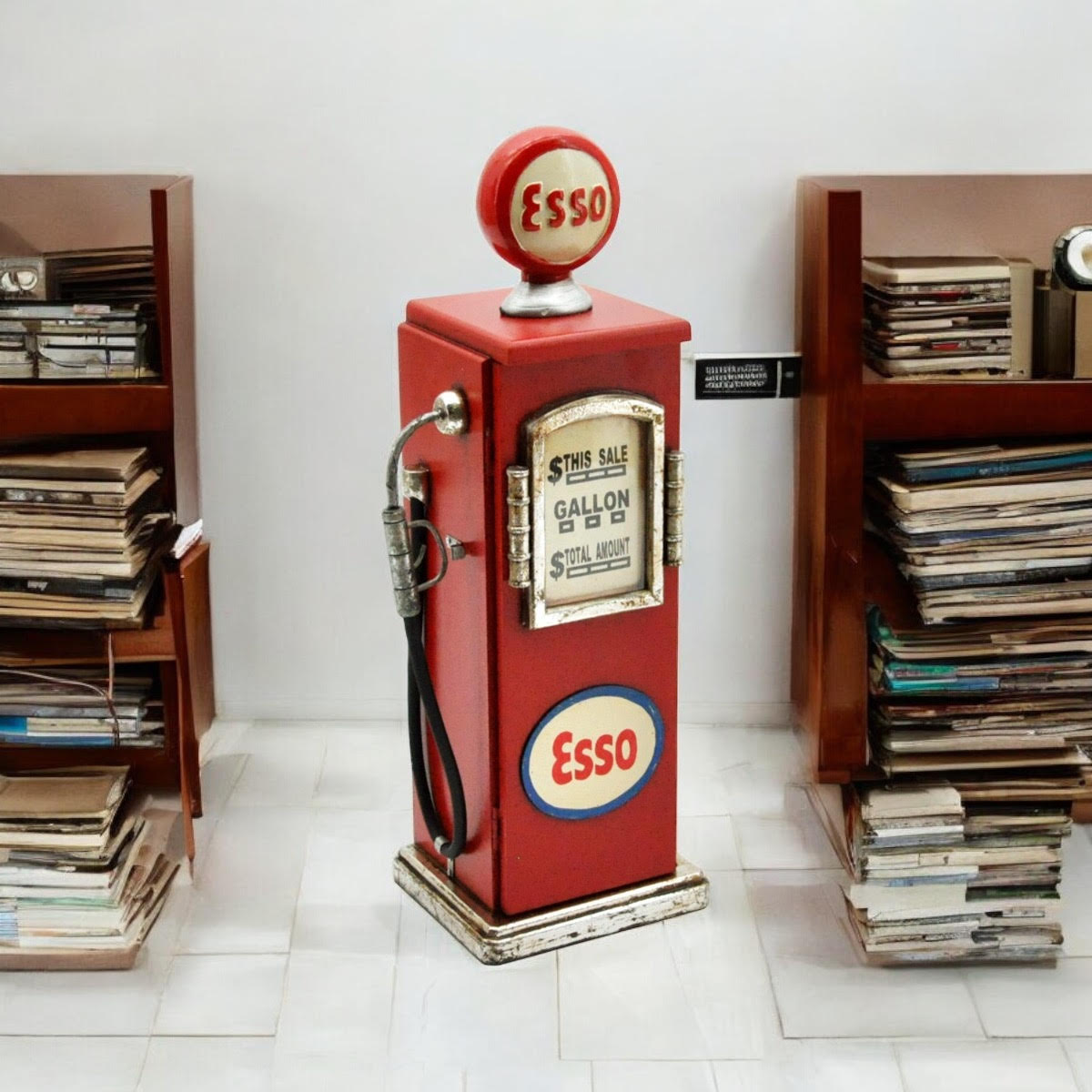 72CM ESSO RED PETROL CD HOLDER