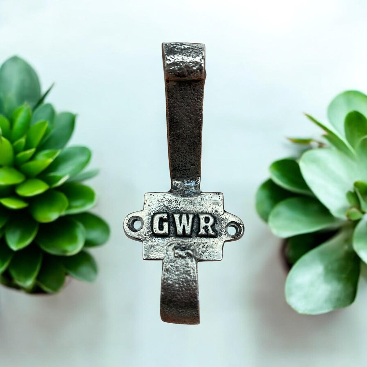 10CM NICKEL PLATED GWR WALL HOOK