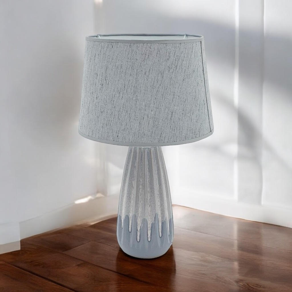 52CM HAND FINISHED LAMP AND SHADE