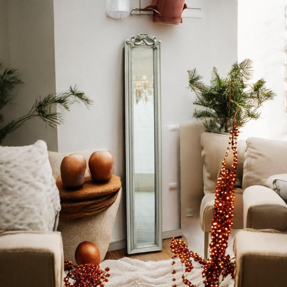 13 X 109CM SILVER MIRROR