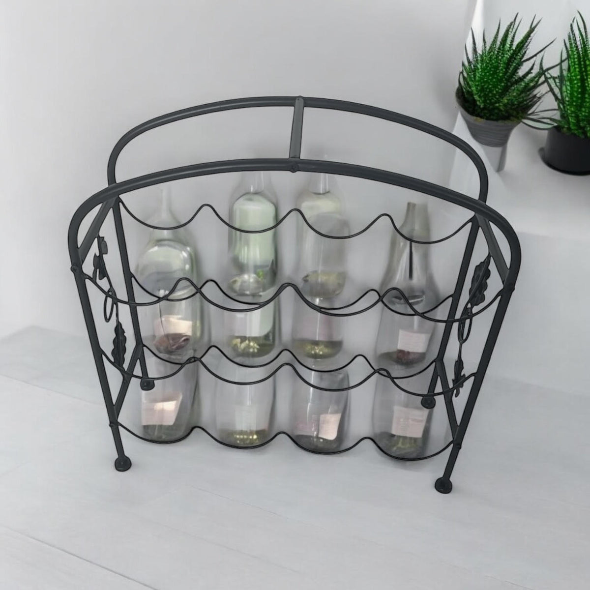 40CM 12 BOTTLE WINE HOLDER