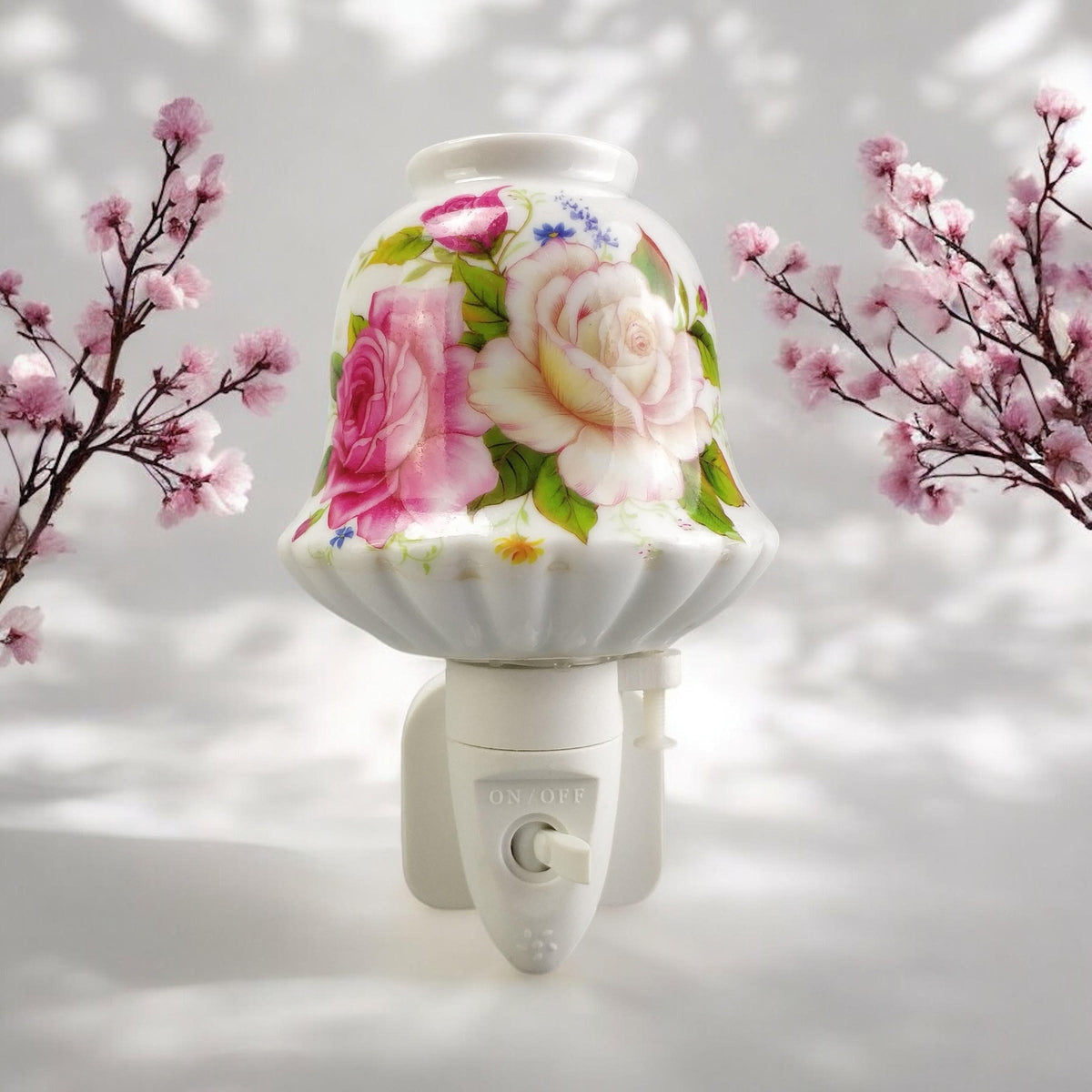 PINK FLORAL NIGHTLIGHT