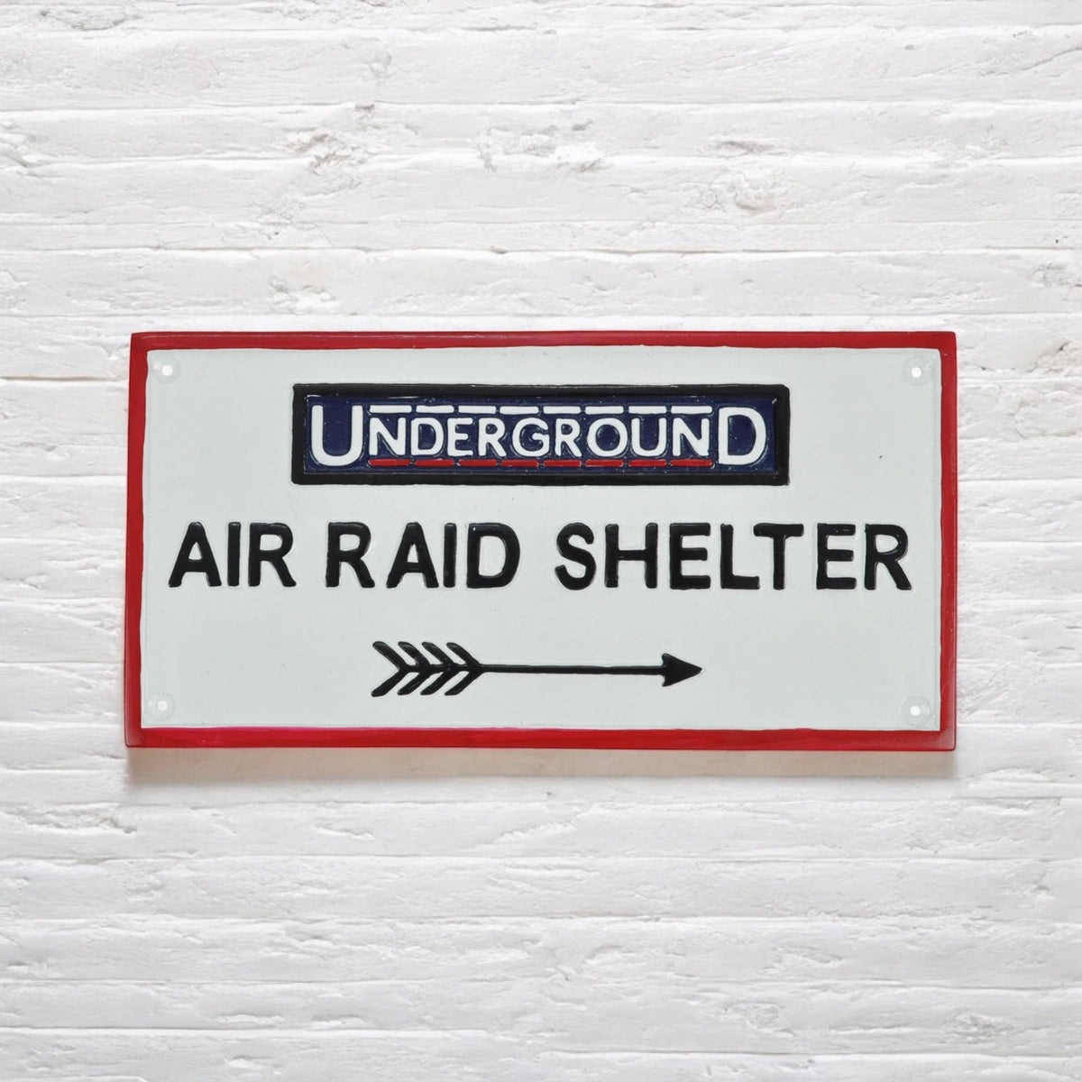 30CM ALUMINIUM UNDERGROUND AIR WALL PLAQUE