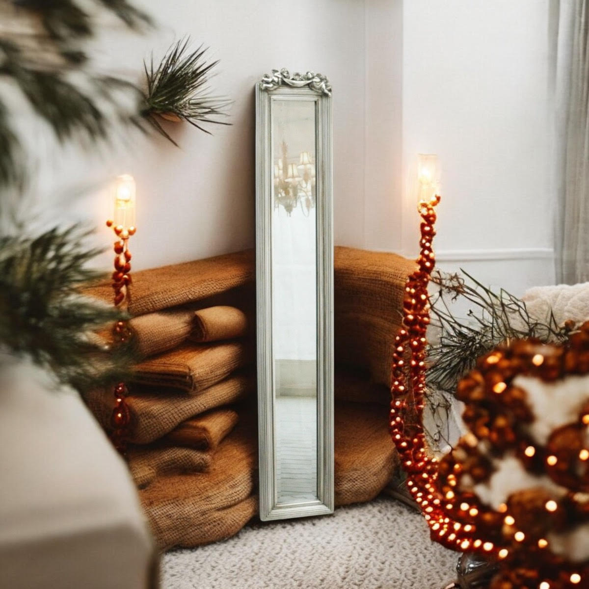 13 X 109CM SILVER MIRROR