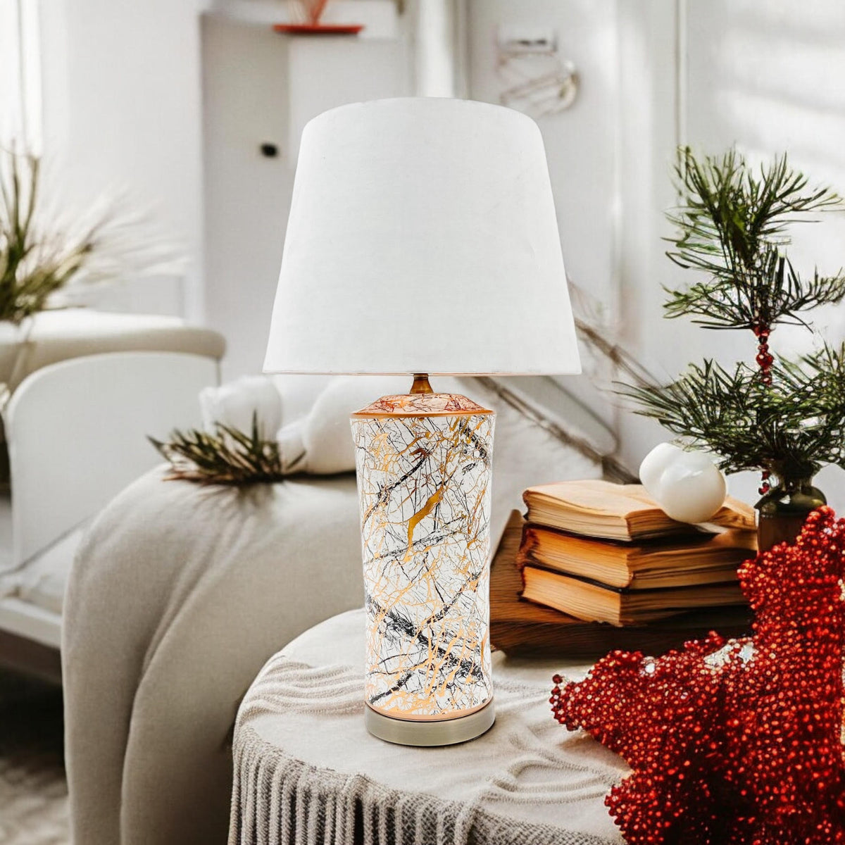 51CM CERAMIC TABLE LAMP