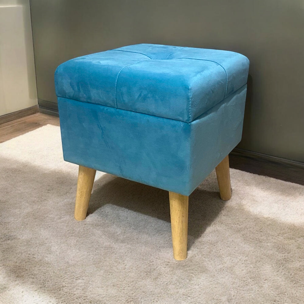 Large Blue Trunk BLUE WOODEN TRUNK – Williams of Windsor